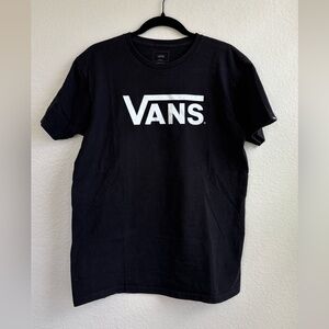 Vans Women’s Black and White Logo Tee